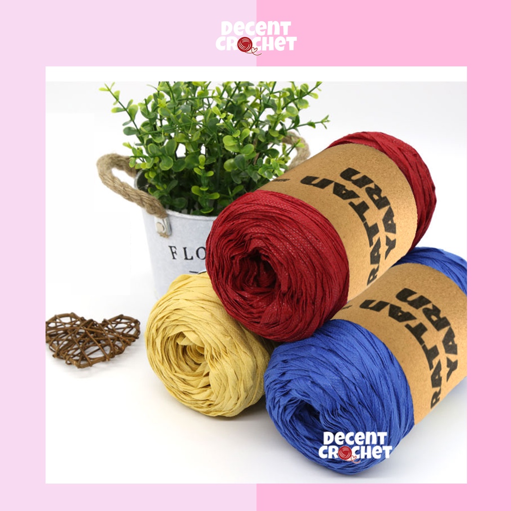 Benang Rajut Rattan Yarn / Paper Yarn