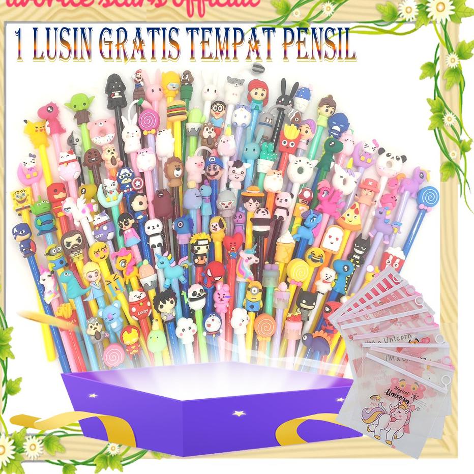 

Murah Bulan Ini 1SET PULPEN GEL MOTIF FREE TEMPAT PENSIL TRANSPARAN UNICORN TERMURAH PP28A FS