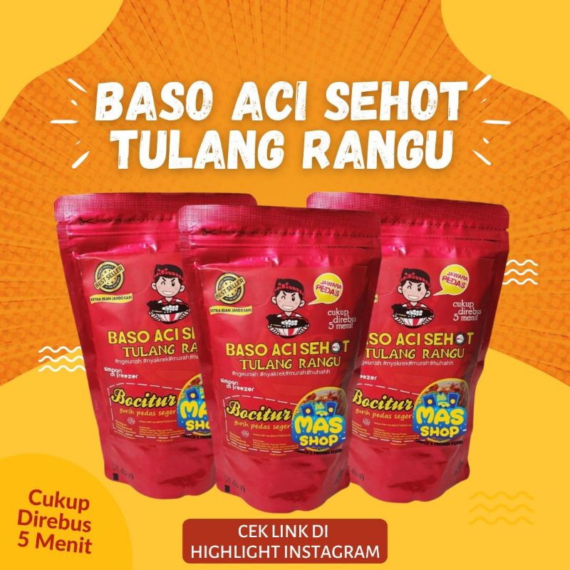 

[SALE] Baso Aci Tulang Rangu Bacitul Sehot Jawara Pedas