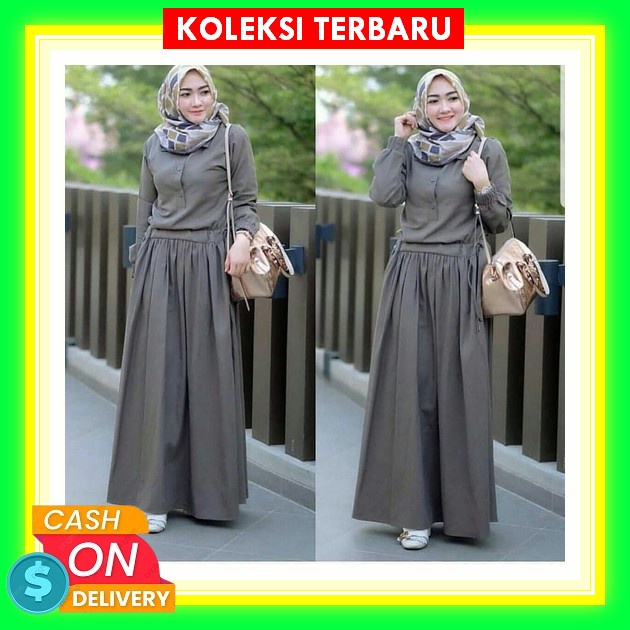 Lafreya Cleome Gamis Raya Import Organza Bordir Gamis Dress Wanita Mewah Terbaru Pesta Kondangan Baj