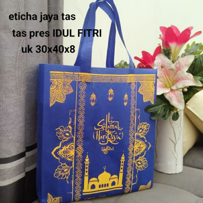 Tas lebaran IDUL FITRI / GOODIE BAG/ TAS PRESS LEBARAN 30X40