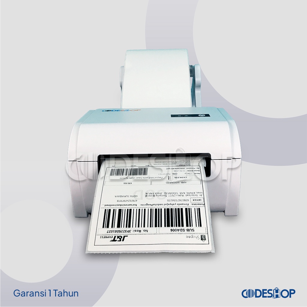 CODESHOP Printer Barcode Thermal CB 160 BT USB &amp; Bluetooth