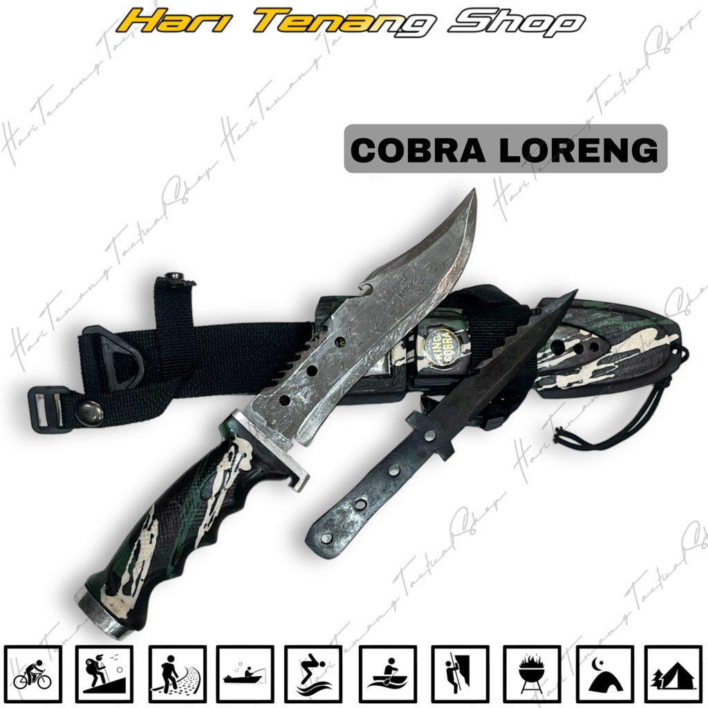 Pisau Tactikal King Cobra Outdoor