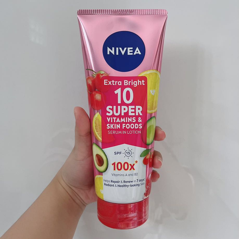 NEWW FROM NIVEA!!! 100X VIT A &amp; VITB2 NIVEA EXTRA BRIGHT 10 SUPER VITAMIN