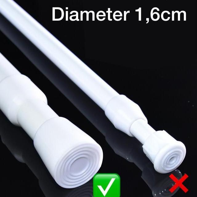 ✶ tiang fleksibel cm/ tiang gorden / tiang shower/ tiang kamar mandi/ tiang tanpa paku/tongkat gorde