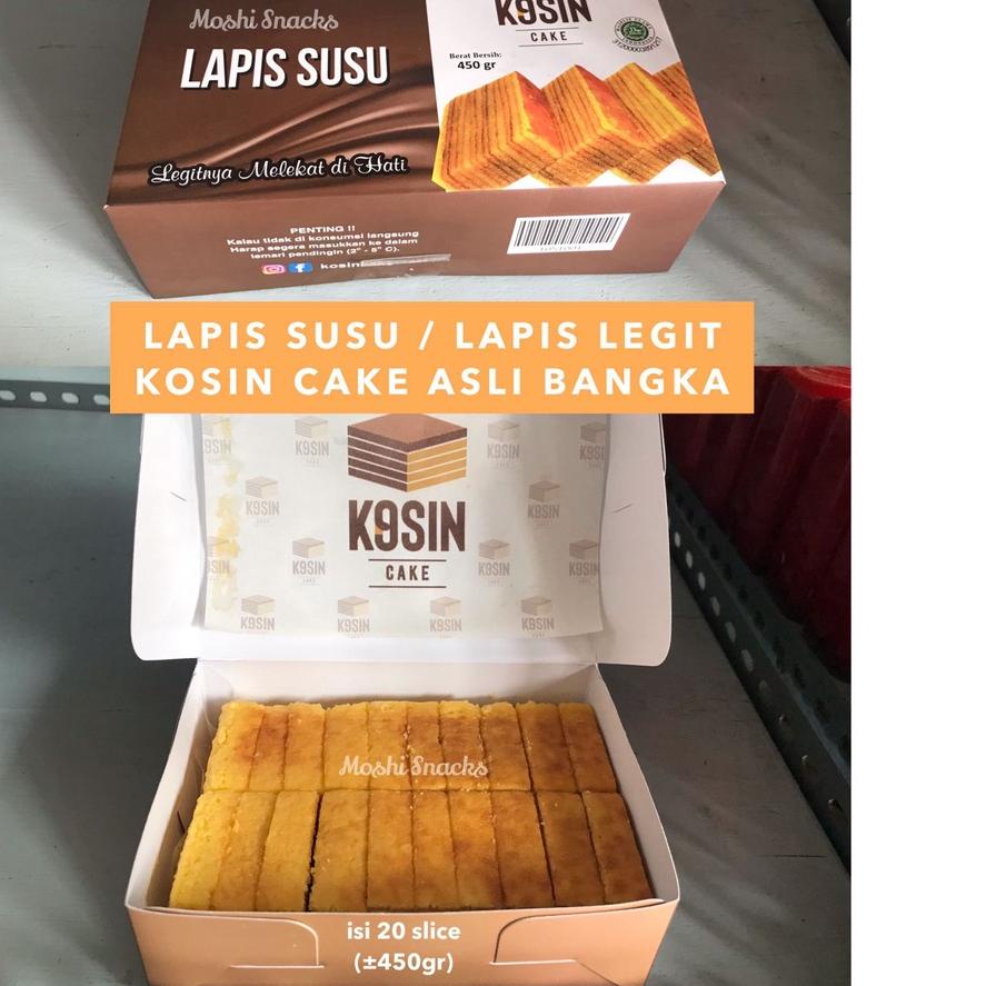 

♧ Kue Lapis Bangka KOSIN CAKE Halal / Kue Lapis Susu Asli Bangka / Kue Besar Bangka / Ready Lapis Legit Thaipan ♪