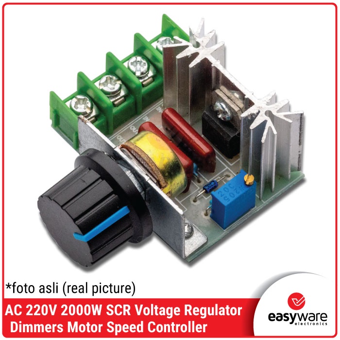 Dimmer AC SCR 2000W Motor Speed Controller 220V PWM Regulator