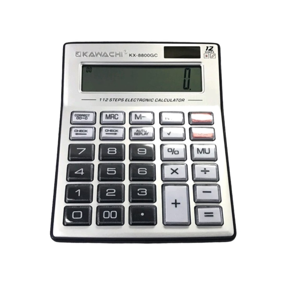 

Kalkulator Electronik 112STEPS KX-8800GC KAWACHI