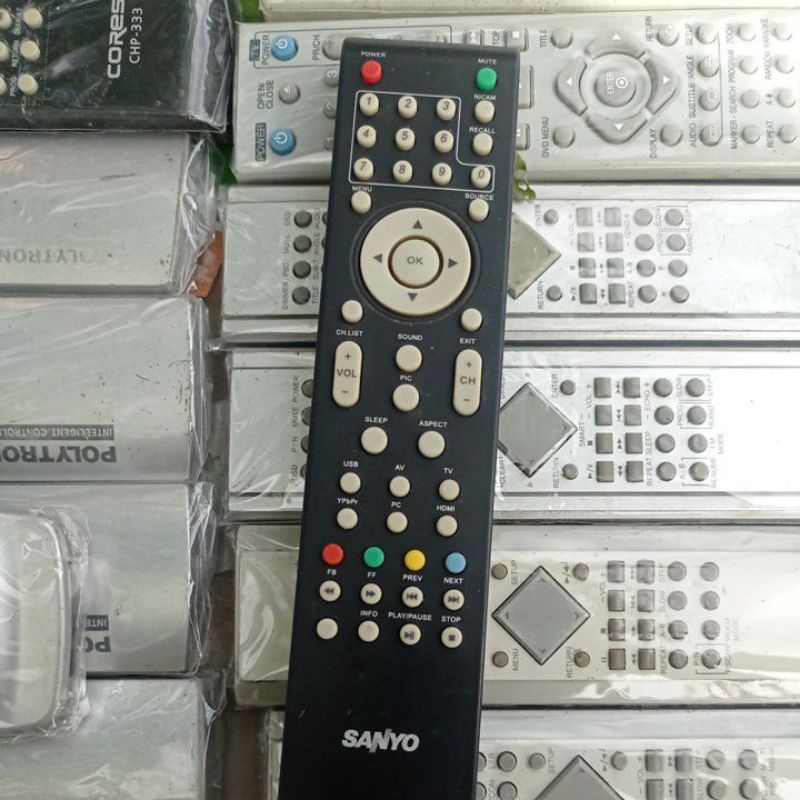 Remote tv led Merek SANYO