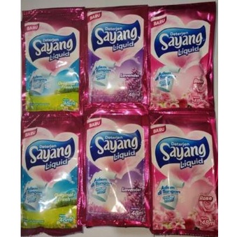 * NCC * Sayang Detergen Sachet  Cair Atau Bubuk Lavender Rose Fresh Ori Deterjen Konsentrat Pakaian