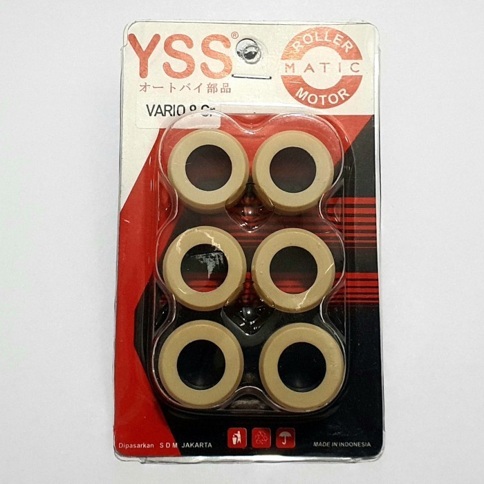ROLLER SET YSS VARIO KARBU / BEAT FI - 9 GRAM