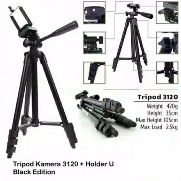 Sale Tripod Tf-3120 - Tripod Kamera 3120 Free Holder U Ac19