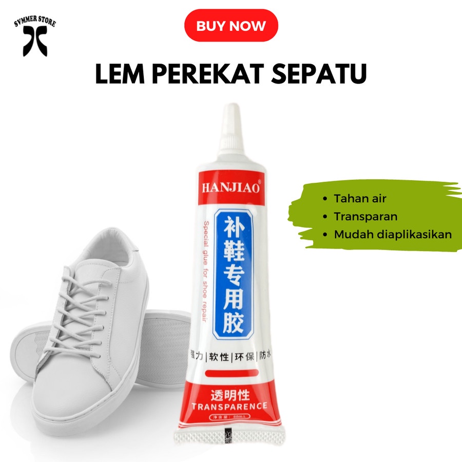 Lem Sepatu Transparan Lem Super Kuat Tahan Air Lem Sol Sendal Hanjiao - Lem Hanjiao, 60ml Termos Thermos Karakter Tombol Lock