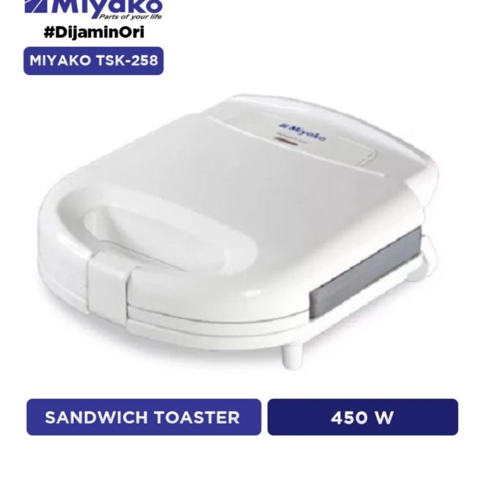 MIYAKO TOASTER SANDWICH PEMANGGANG ROTI TSK258 TSK 258 ORIGINAL