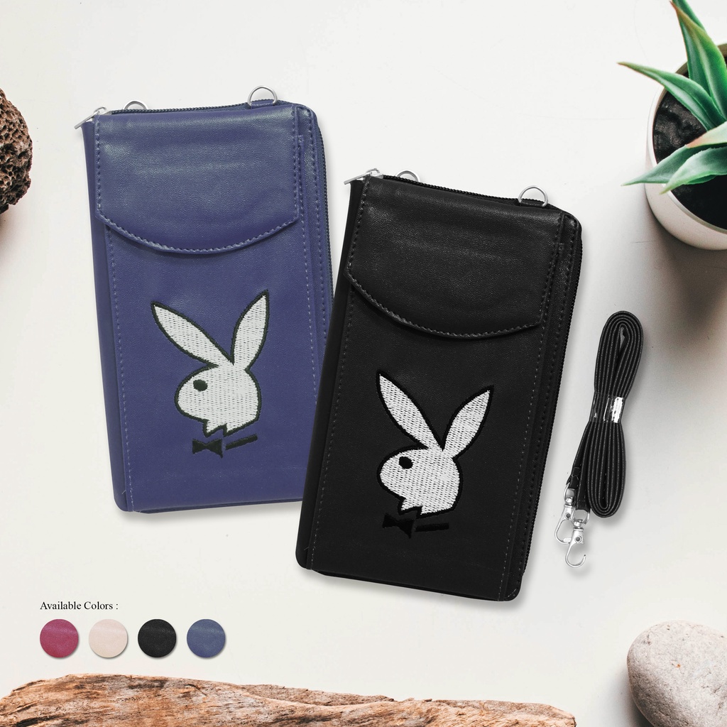 A-ZAHRA 529 TAS HP BORDIR RABBIT / SLING BAG HP KEPALA RABBIT