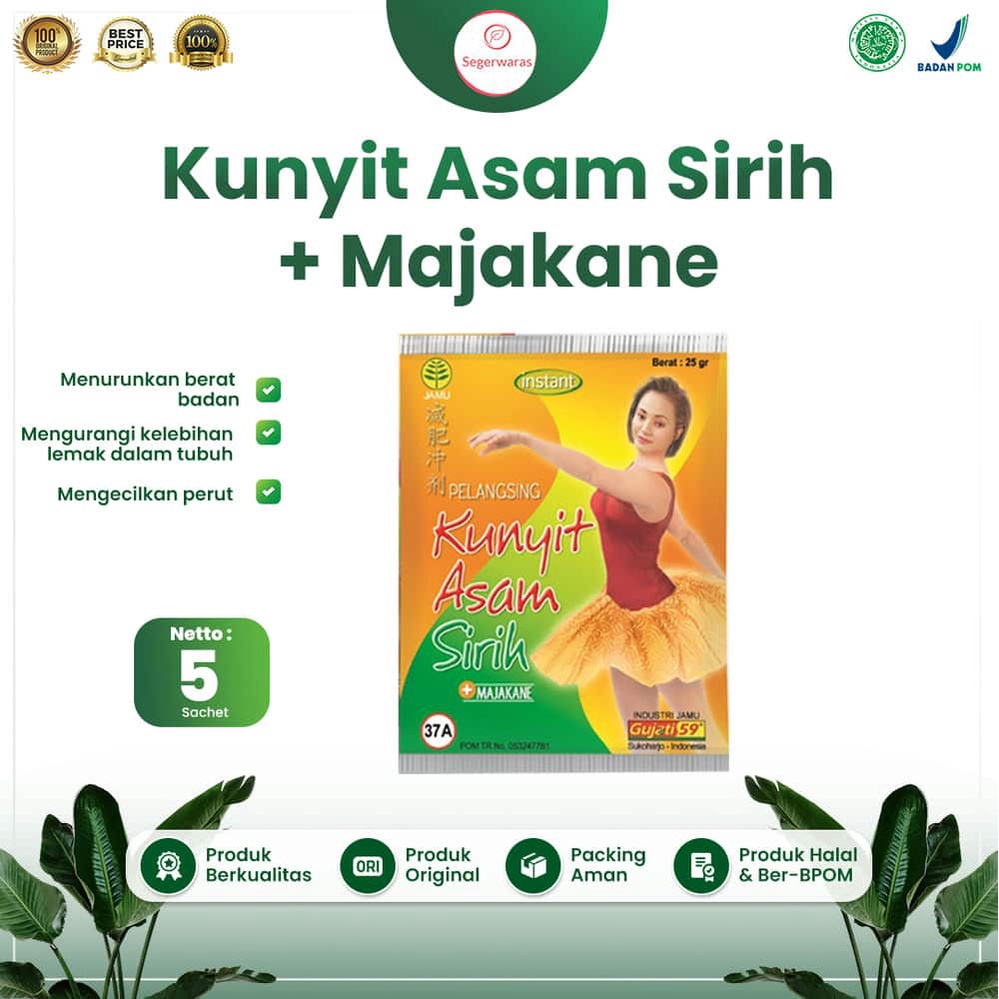 

Kunyit Asam Sirih Gujati- Minuman Herbal Pelangsing Menurunkan Berat Badan