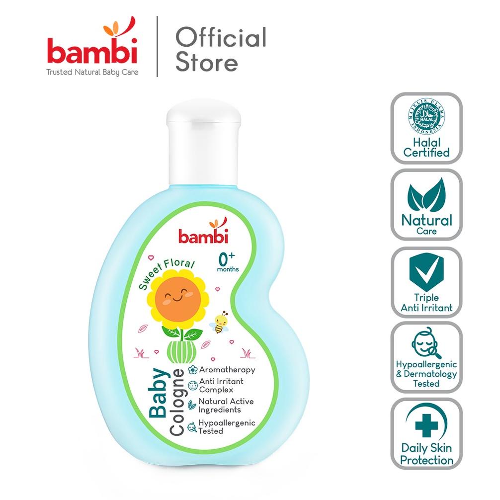 Bambi Baby Cologne 100ml | Aromhatherapy | Parfume Bayi Kulit Normal - Sensitif