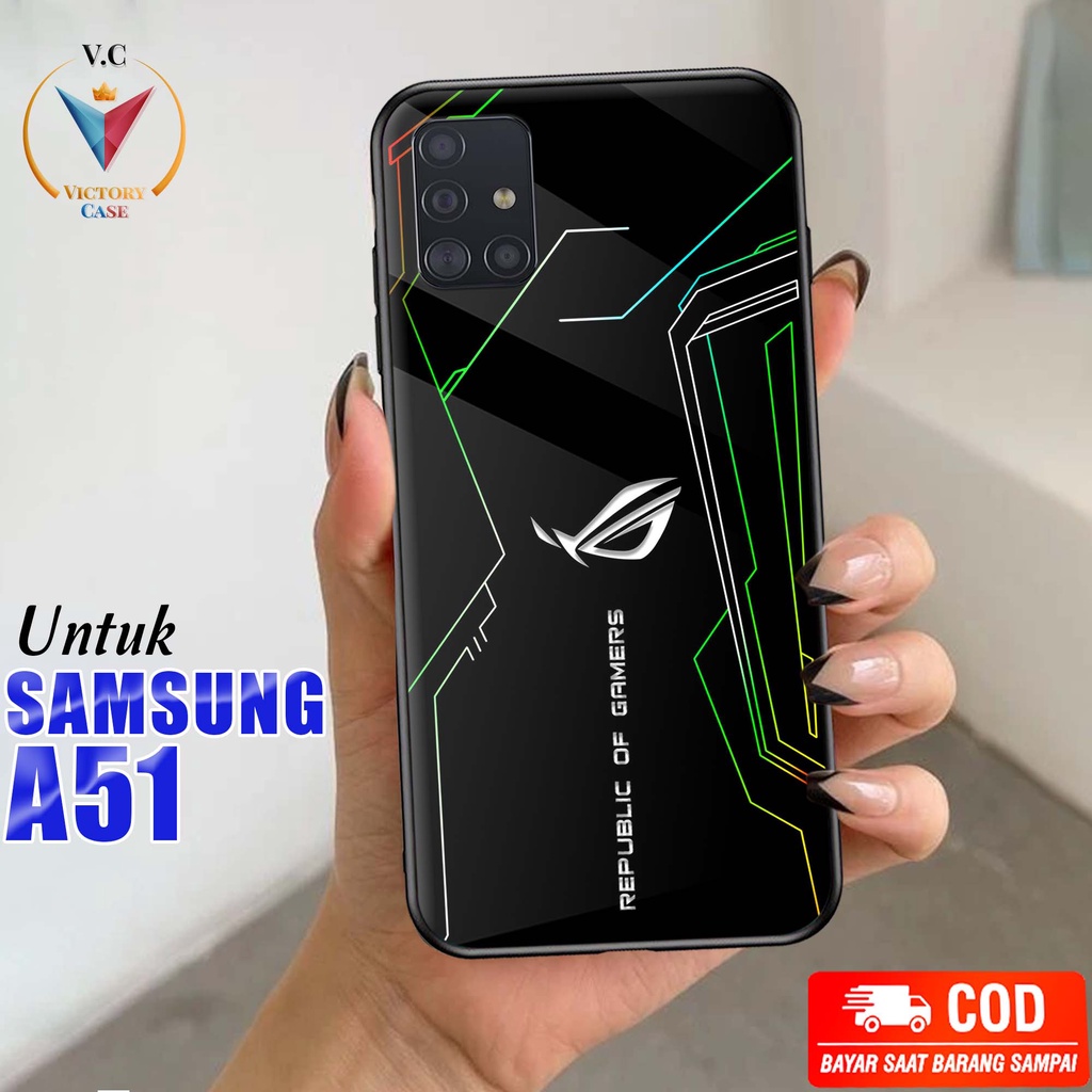 Case Samsung A51 Victory Case [ ROG ] Case Hp Glossy Casing Hardcase Softcase Bisa cod
