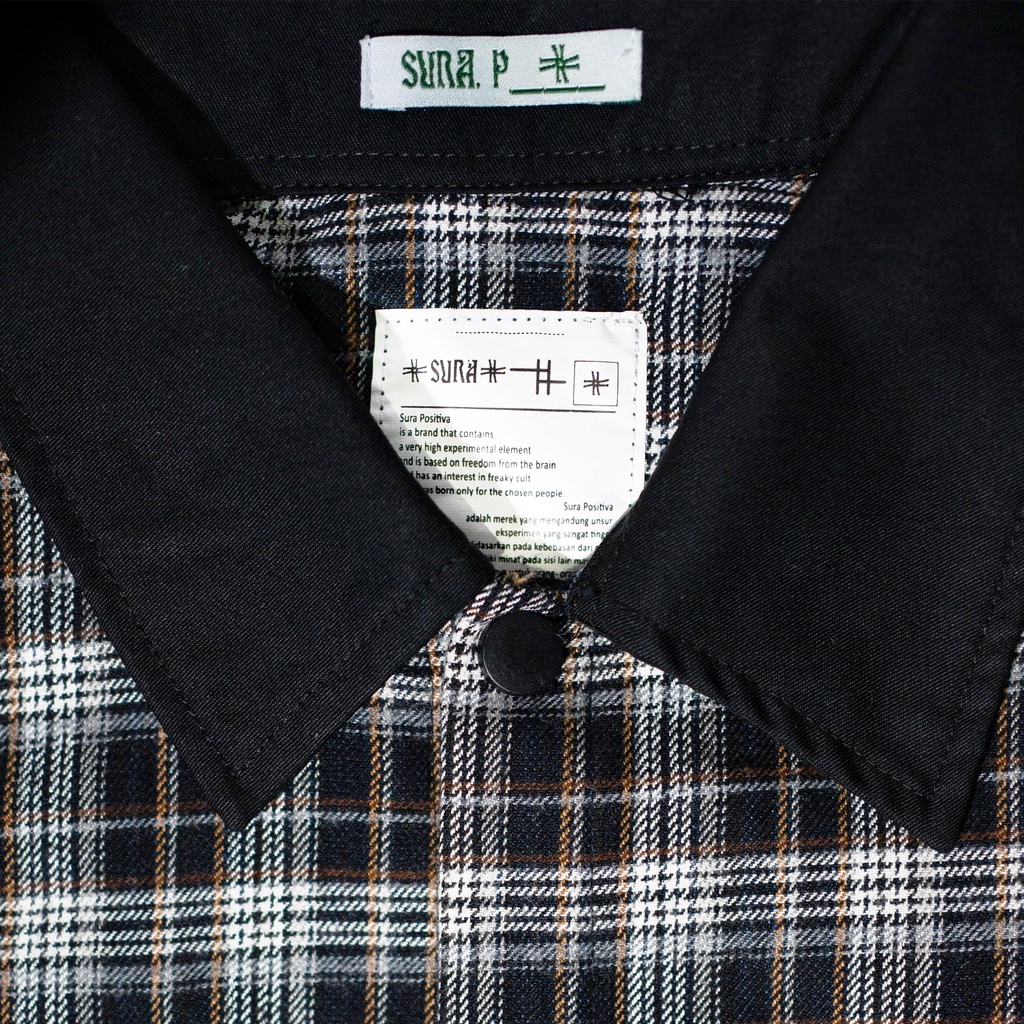 Sura Positiva - Work Shirt (Jaline) Plaid Black