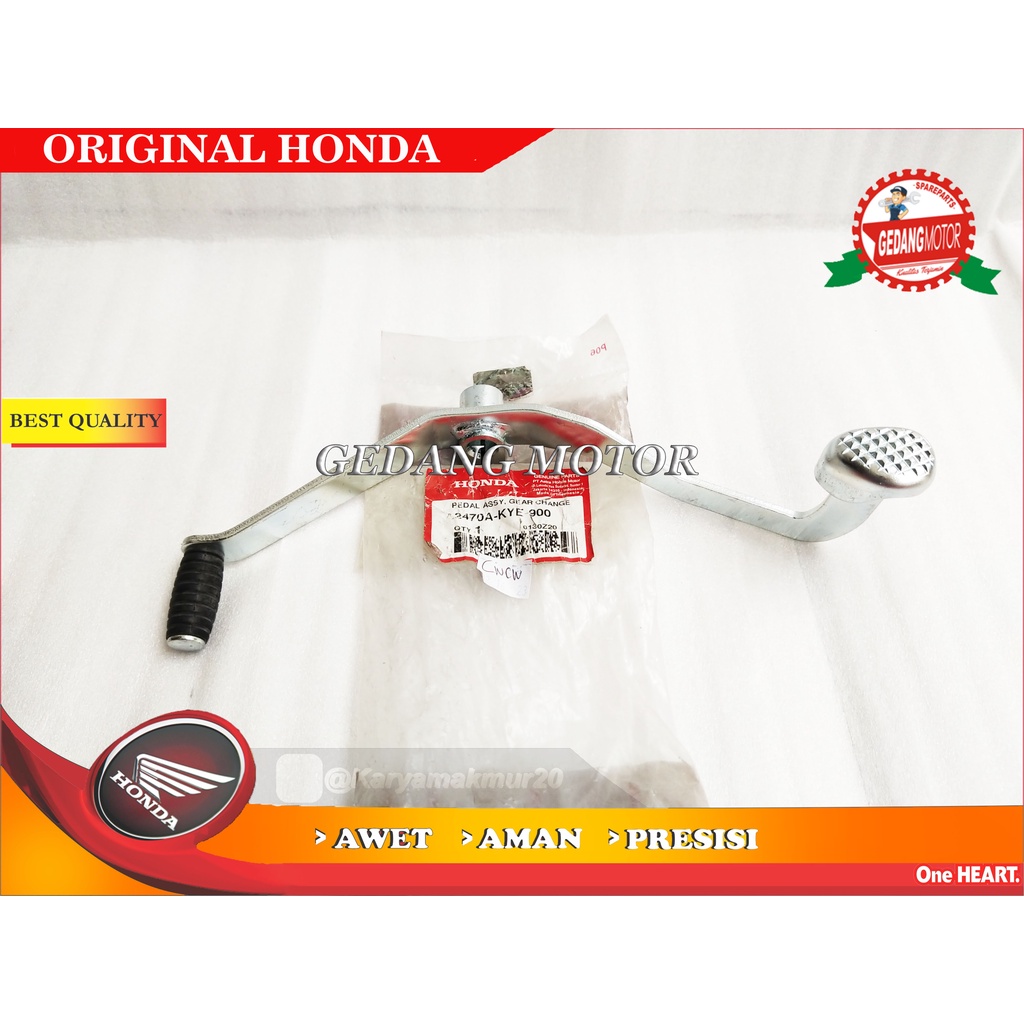 PEDAL PRESNELEG VERSNELING OVER GIGI MEGAPRO MEGA PRO MONO 2010 ORI AHM KYE