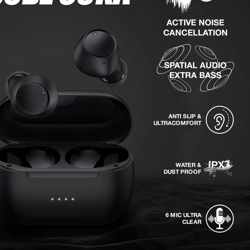 ⅎ Budz Oska Noise  Earphone Wireless TWS Bluetooth Headset Gaming Sport Hifi Aptx Qualcomm In Ear Mi