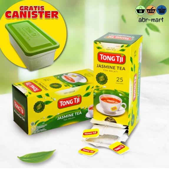 

❤[PROMO MURAH!!!]❤ Tong Tji Jasmine Tea Celup 25 free CANISTER