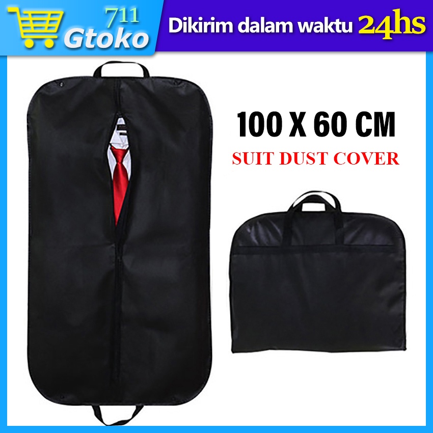 Sarung Jas Pria / Cover Jas Pria / Suit Cover / Cover Gantungan Baju Jas / Pelindung Baju Jas Anti D