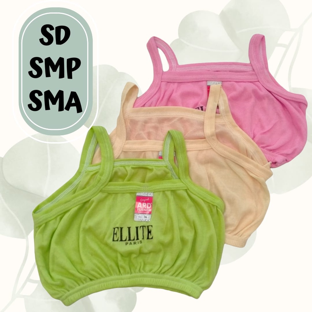 Miniset/kutang Warna Warni ELLITE Remaja ABG cewe Perempuan Wanita usia SD SMP SMU
