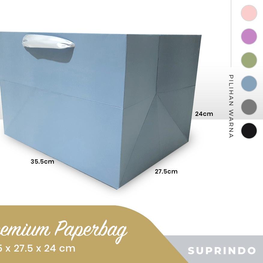 

DISKON BRANDS FESTIVAL Premium Paper bag JUMBO 2 uk. P35.5 x L27.5 x T24 cm buruan