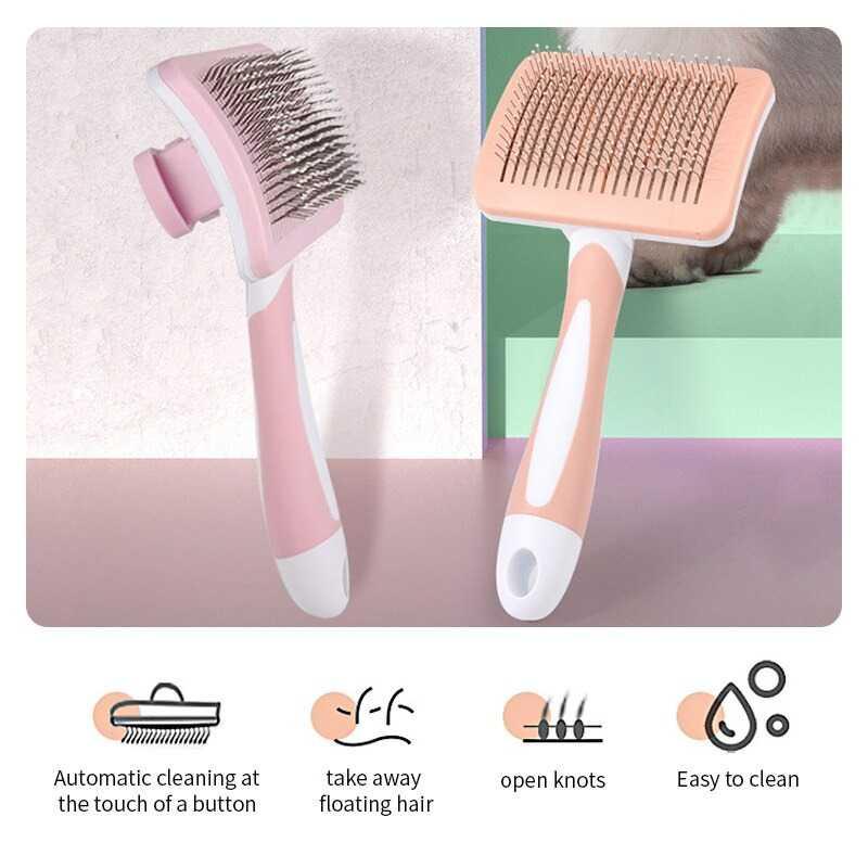 Sisir Hewan Otomatis Pet Comb Hair Removal - C01