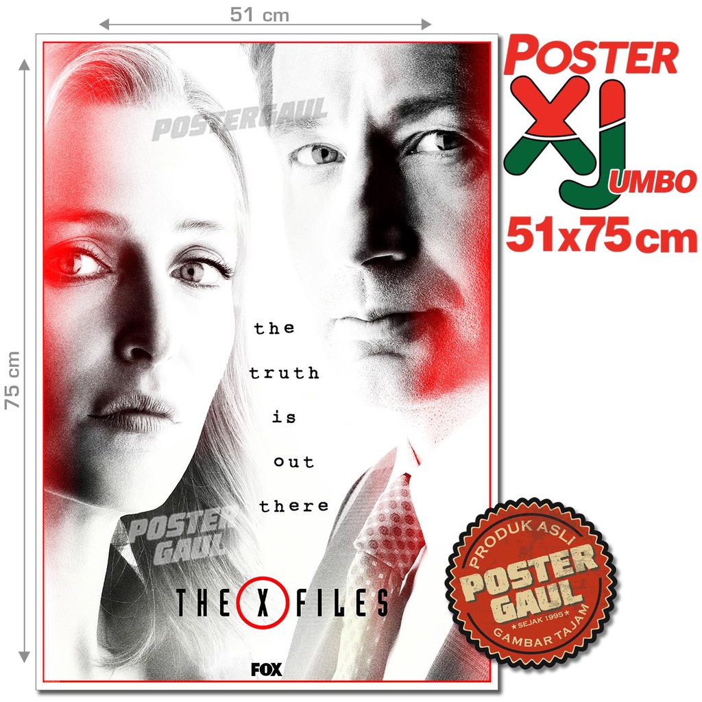 Poster XJumbo THE X-FILES #XJFJP457 - ukuran 51 x 75 cm