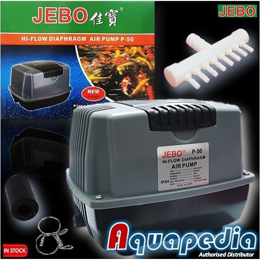Terlaris Aerator Jebo P50 Pompa Udara Aerator Hiblow Air Pump Blower