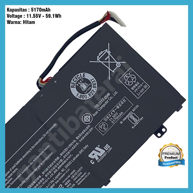 Original Baterai Acer Aspire 5 A514-51 A514-52 A514-53 AC17A8M