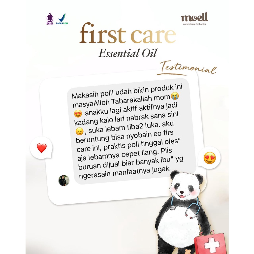 MOELL ESSENTIAL OIL/BODY WASH/BODY LOTION/HAIR LOTION/SHAMPOO/BALM - SLS FREE UNTUK KULIT SENSITIF