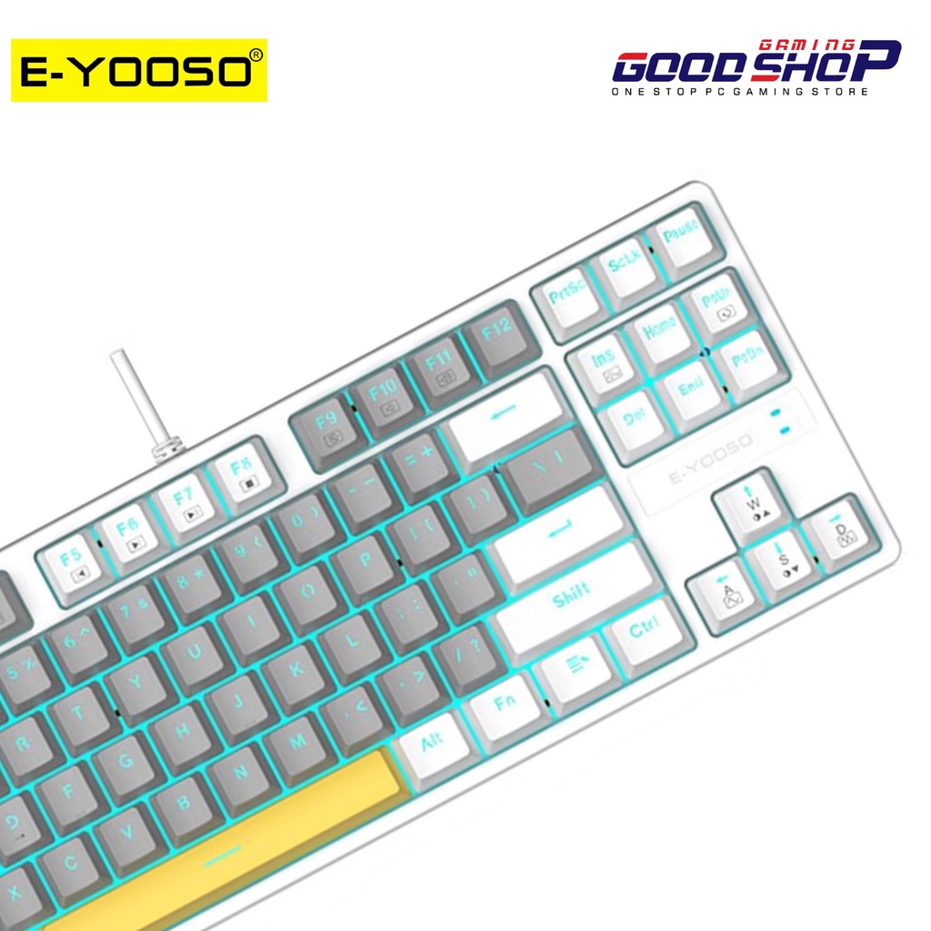 E-YOOSO Z-87 MONOCHROME HOTSWAP MECHANICAL KEYBOARD 87%