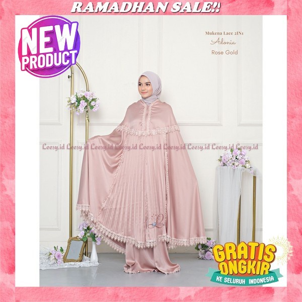 Mukena Dewasa Bahan Adem Halus Lembut Terbaru 2023 Mukenah Wanita Muslimah Nagita Slavina Lebaran Re