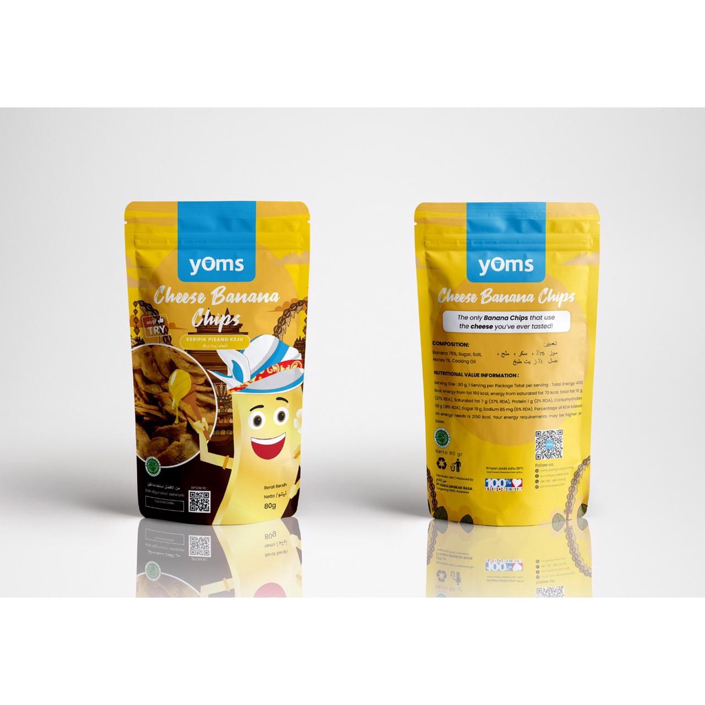 

Yoms Keripik Pisang Keju