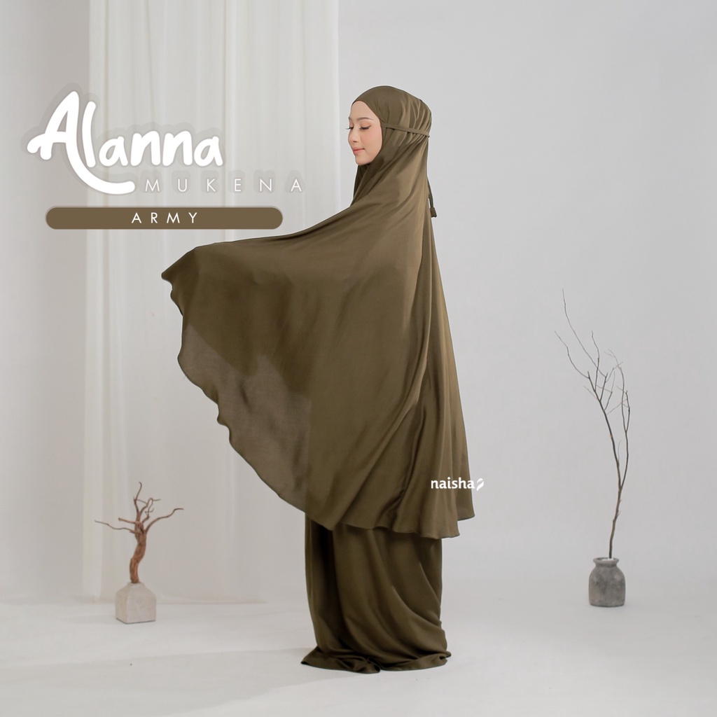 Allana Mukena - Giter Store - Mukena Katun Rayon 2in1 by Naisha