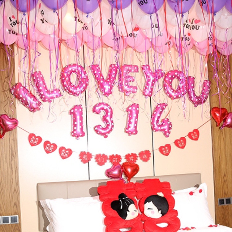 MMM Balon Foil Huruf Motif Love ±40cm Ballon Foil Abjad Alphabet Pink LOVE Balon Huruf Satuan ± 40 Cm Murah