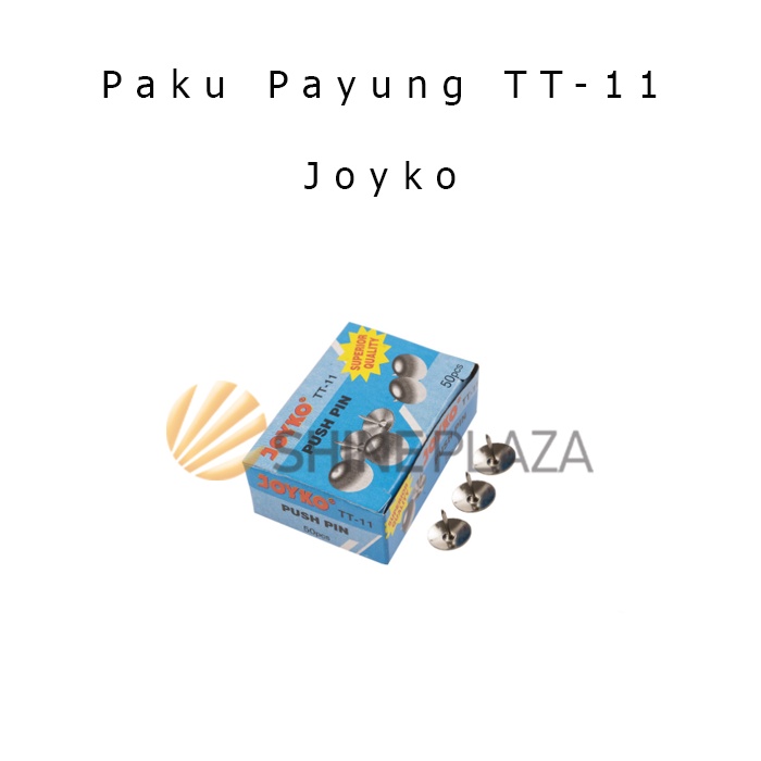 

Paku Payung Joyko TT-11 - Paku Pines Thumb Tacks