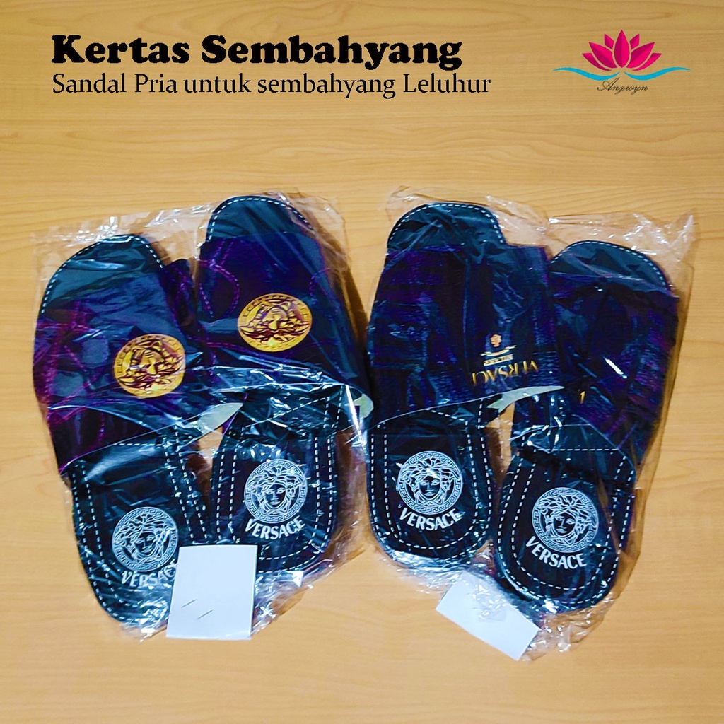 Sandal Kertas Pria / Wanita untuk Sembahyang Leluhur / Cheng Beng