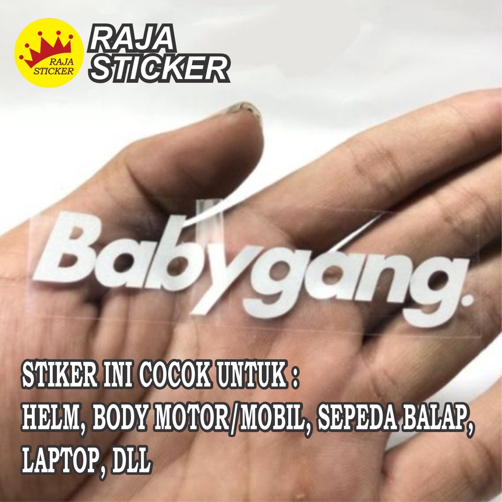 Sticker stiker cutting Babygang