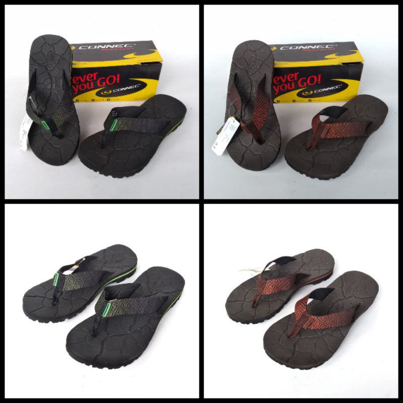 Sandal JEPIT CONNEC TORAJA ORIGINAL BNIB Pria Gunung