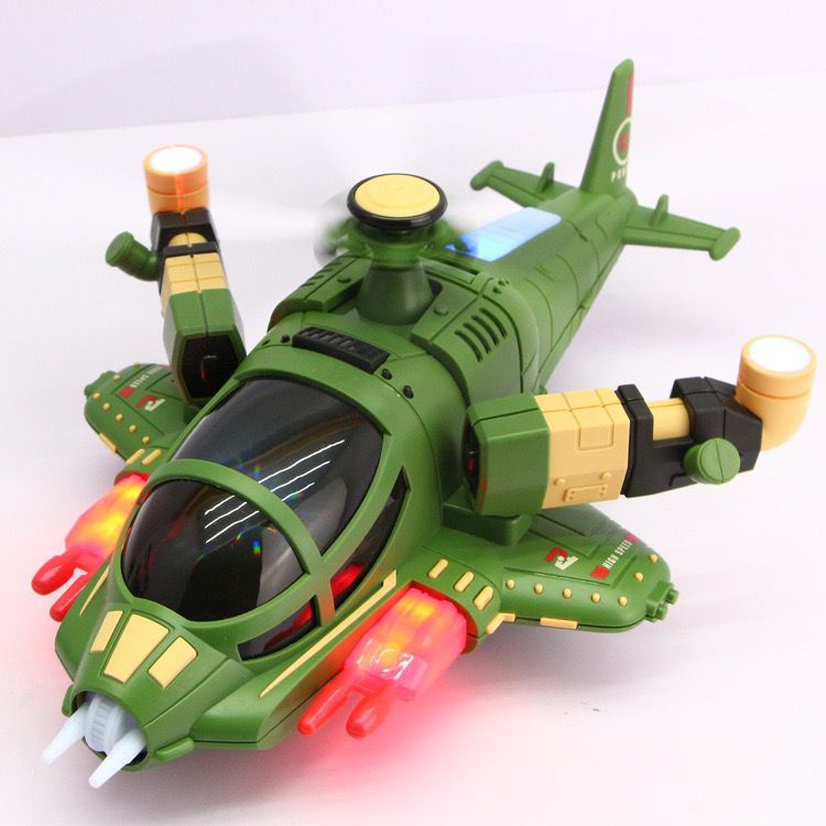 Mainan Anak PESAWAT FIGO HTER Pesawat BO Pesawat Lampu Diecast Militer