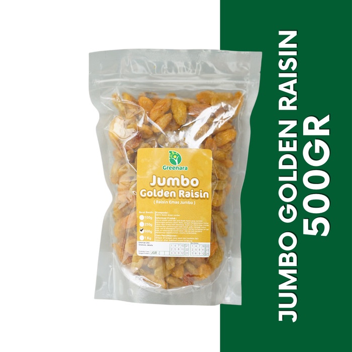 

✨NEW✨ -Jumbo Golden Raisin 500gr / Kismis- 2.2.23