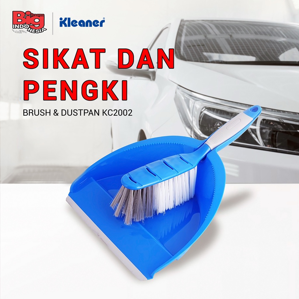 Sikat Pengki Kecil 1 Set Alat Pembersih Sofa Sapu Mobil Mini Dustpan Brush Serbaguna Kleaner KC2002