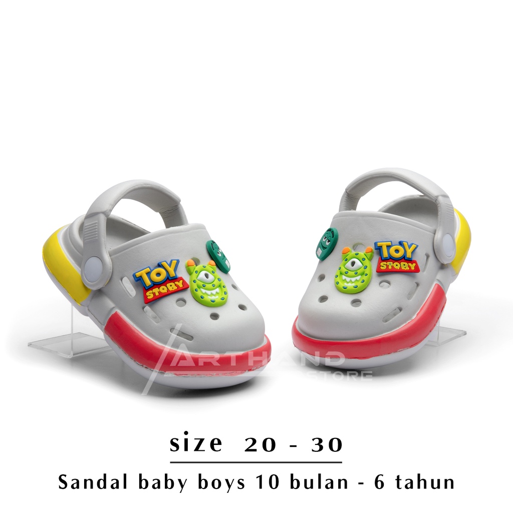 Arthand - Sandal Anak Laki-laki Model Baim Tali Belakang Baby Kids Karakter Luar Angkasa Lucu 1 tahun - 5 tahun
