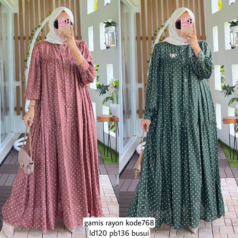 Gamis Rayon Terbaru / Gamis Rubiah Terbaru / Gamis Crinkle Terbaru / Gamis Jumbo Terbaru / Midi Dres