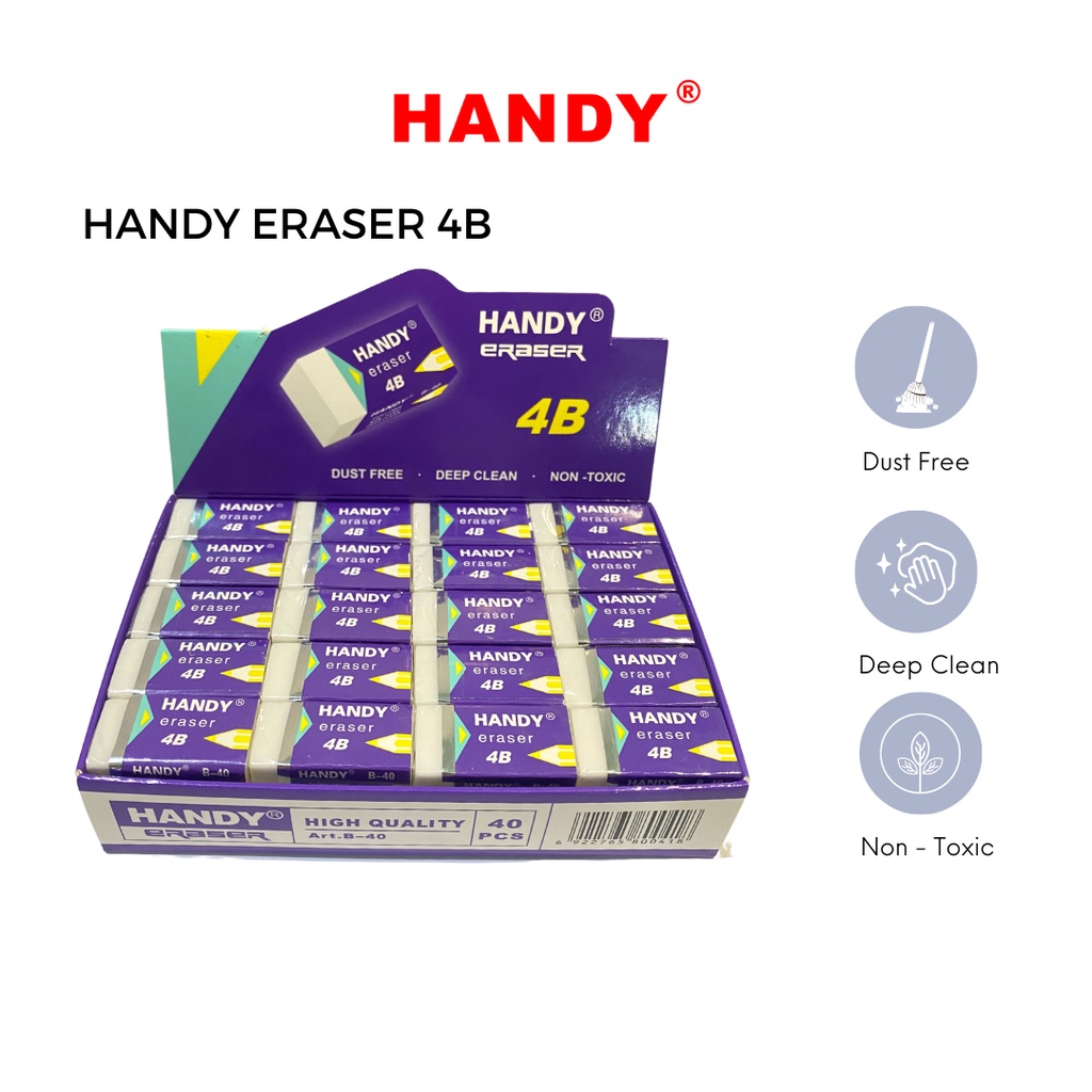 

HANDY Penghapus B40 White 4B 1 Dus