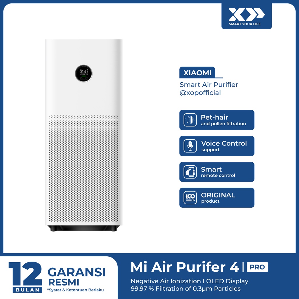 Mi Smart Air Purifier 4 Pro Smart Air Purifier Original